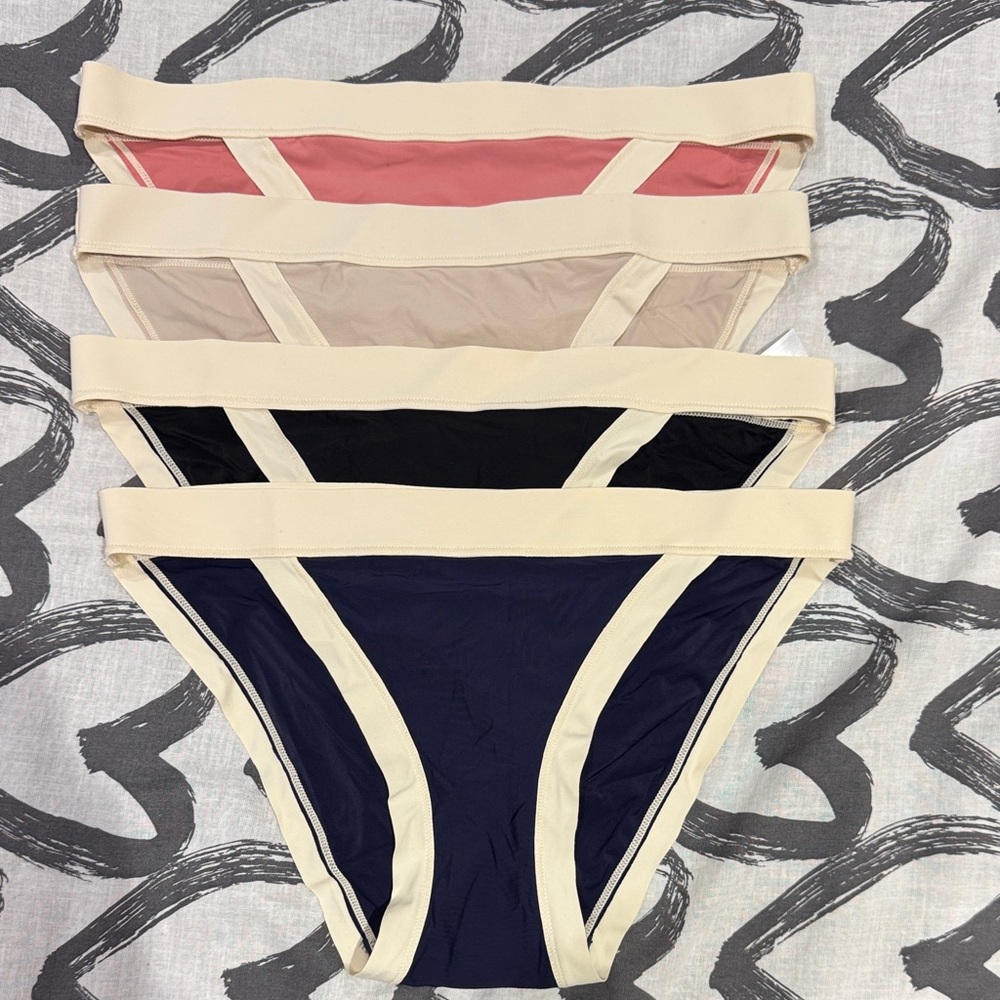 Source Unknown Women's Panties Set - Pink, Beige, Black, Navy